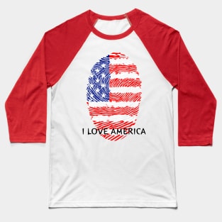 I love america Baseball T-Shirt